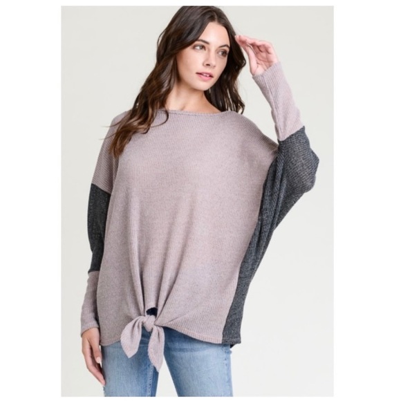 NWT A Girl Thing Dolman Sleeve Top - Picture 3 of 6